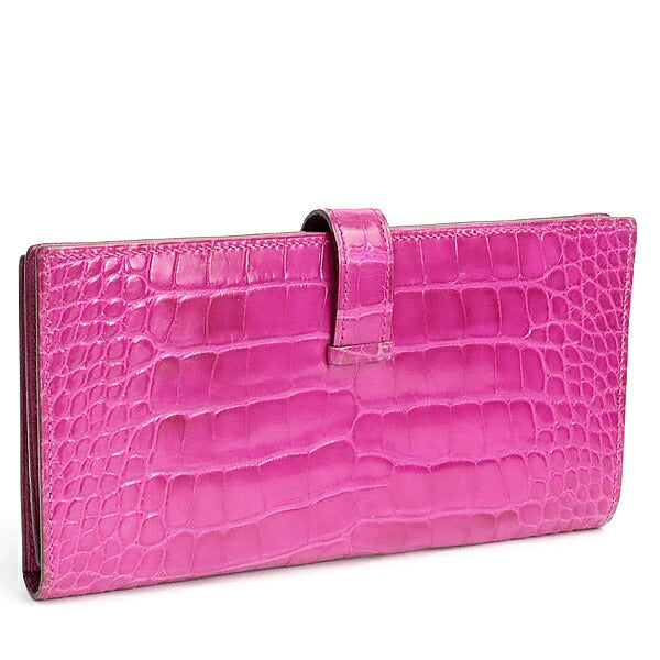 HERMES Beant Soufflé Scheherazade Gold Long Wallet Size ONE SIZE