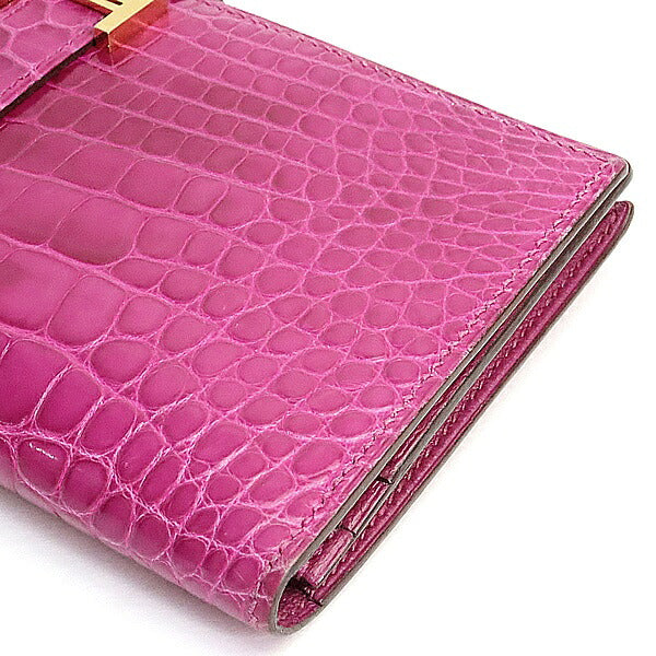 HERMES Beant Soufflé Scheherazade Gold Long Wallet Size ONE SIZE