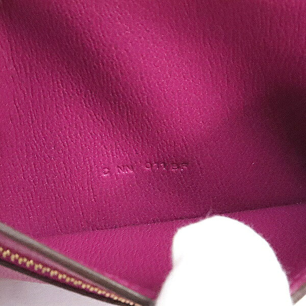 HERMES Beant Soufflé Scheherazade Gold Long Wallet Size ONE SIZE