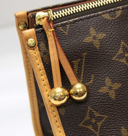 Louis Vuitton Popincourt Handbag Brown Size ONE SIZE