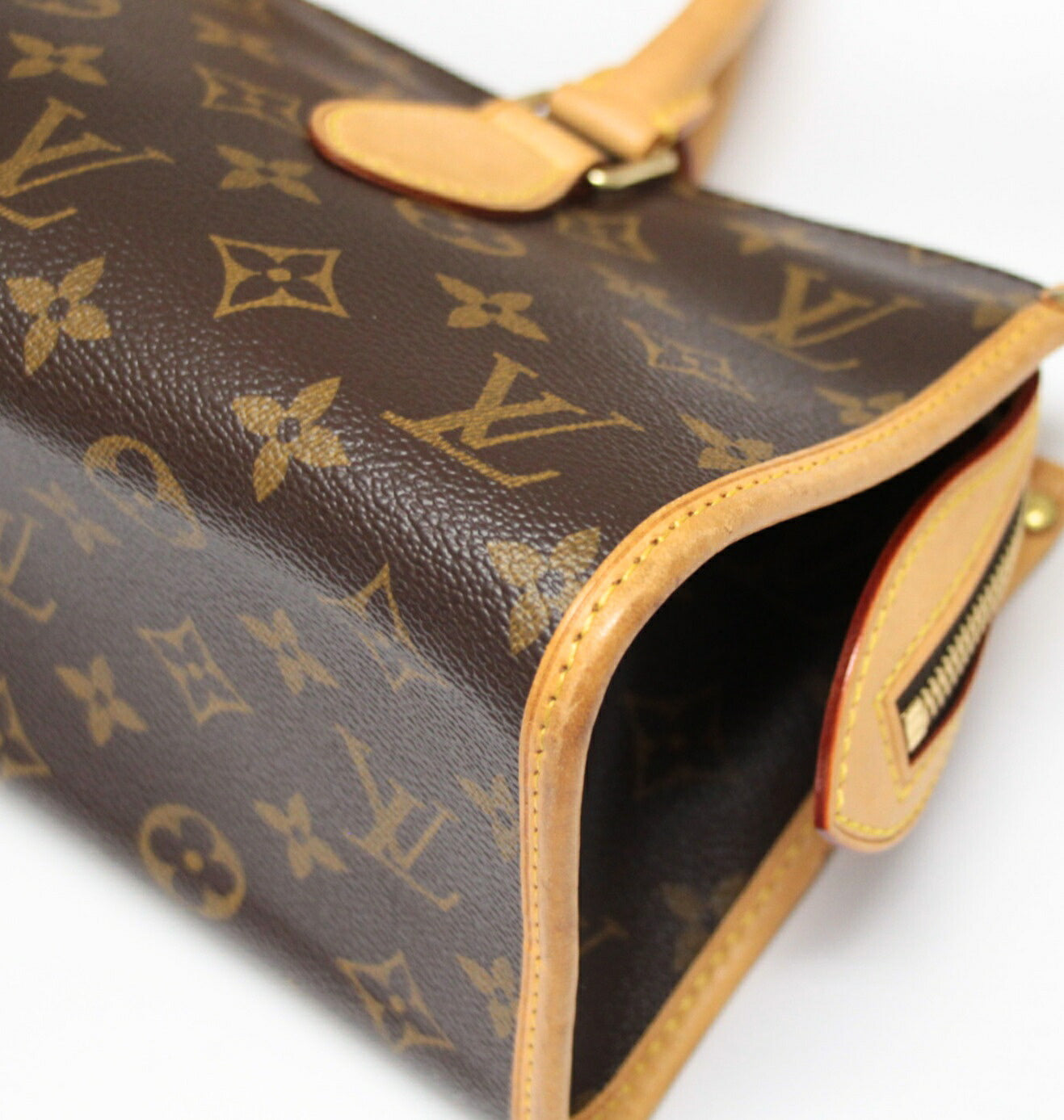 Louis Vuitton Popincourt Handbag Brown Size ONE SIZE