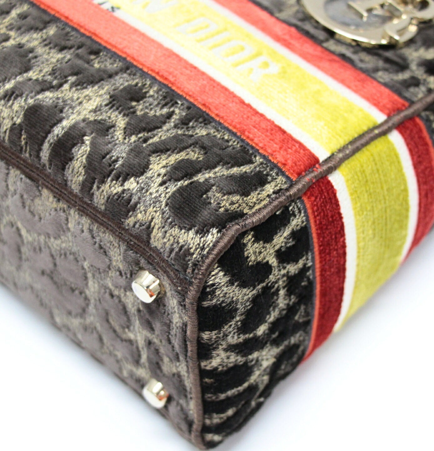 Christian Dior Lady D-Lite Velvet Bag Multi Size ONE SIZE