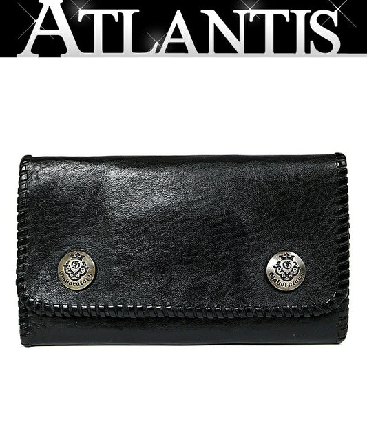 Gaboratory G-Crown Concho Leather Wallet Black Size ONE SIZE