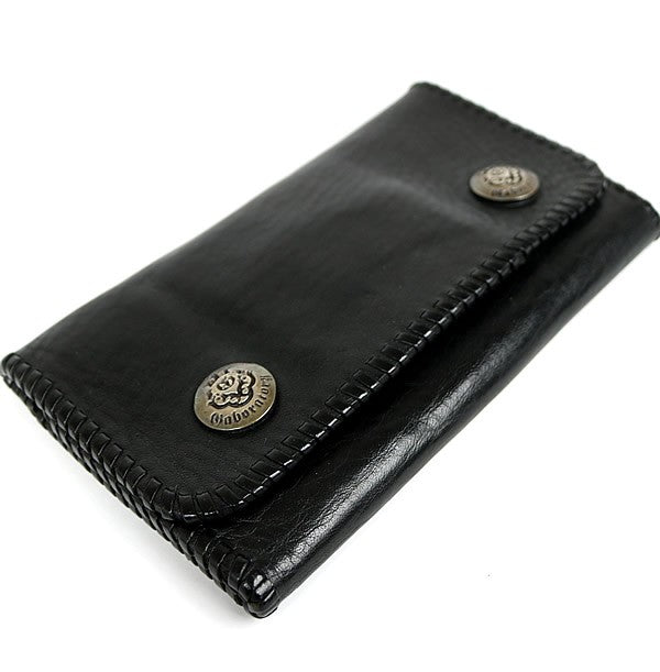 Gaboratory G-Crown Concho Leather Wallet Black Size ONE SIZE