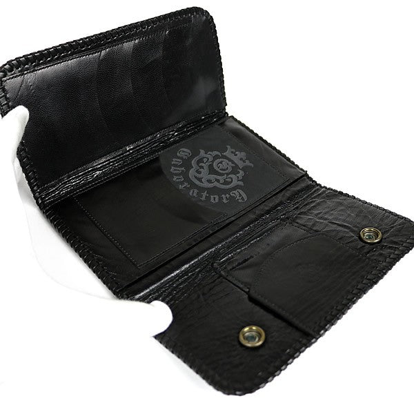 Gaboratory G-Crown Concho Leather Wallet Black Size ONE SIZE