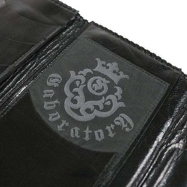 Gaboratory G-Crown Concho Leather Wallet Black Size ONE SIZE