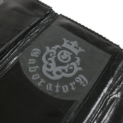 Gaboratory G-Crown Concho Leather Wallet Black Size ONE SIZE