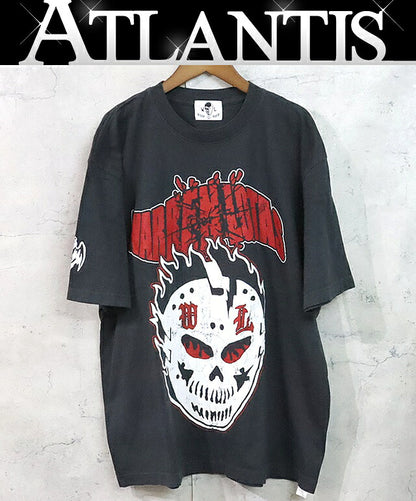 WARREN LOTAS Hockey Mask Print T-Shirt Black Size L