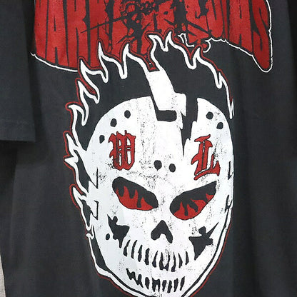 WARREN LOTAS Hockey Mask Print T-Shirt Black Size L