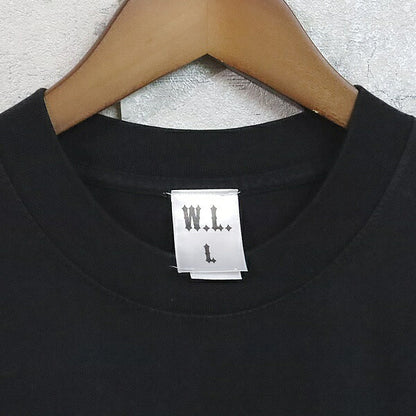 WARREN LOTAS Lakers Logo Print T-Shirt Black Size L