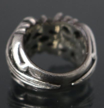 CHROME HEARTS K&T Ring Sterling Silver Size ONE SIZE
