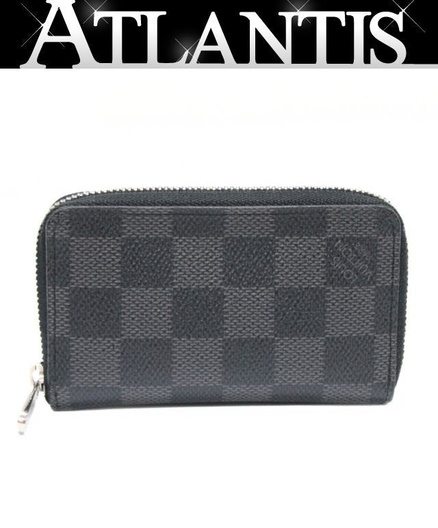 Louis Vuitton Zippy Damier Purse Black Size ONE SIZE