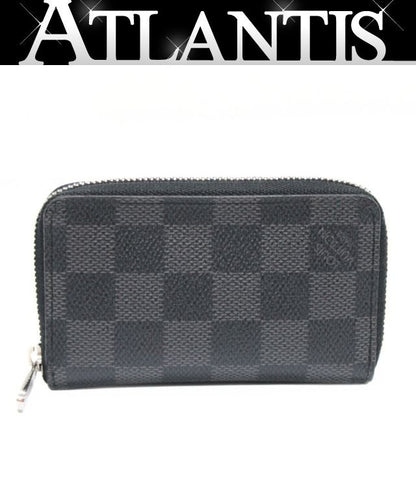 Louis Vuitton Zippy Damier Purse Black Size ONE SIZE