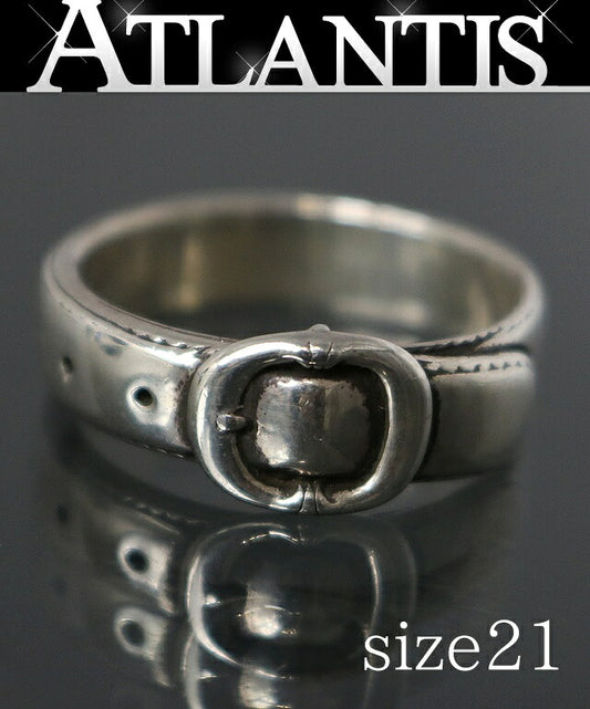 CHROME HEARTS Belted Gunslinger Ring Silver Size US 10