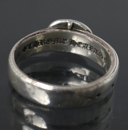 CHROME HEARTS Belted Gunslinger Ring Silver Size ONE SIZE