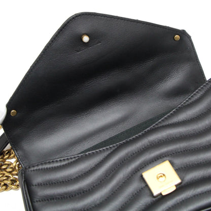 Louis Vuitton New Wave Chain Bag MM Bag Black Size ONE SIZE