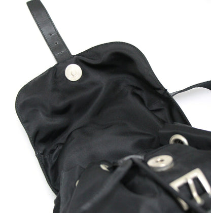 PRADA Nylon Triangle Logo Small Backpack Size ONE SIZE