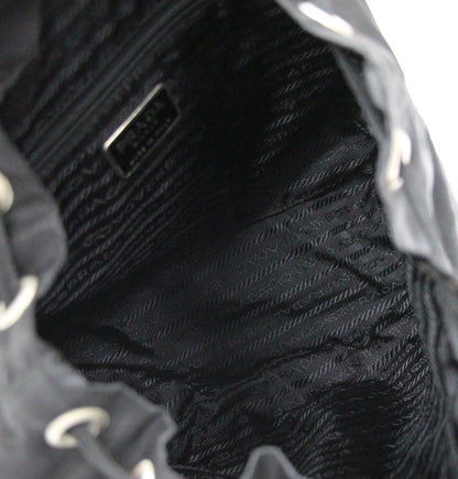 PRADA Nylon Triangle Logo Small Backpack Size ONE SIZE