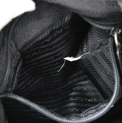 PRADA Nylon Triangle Logo Small Backpack Size ONE SIZE