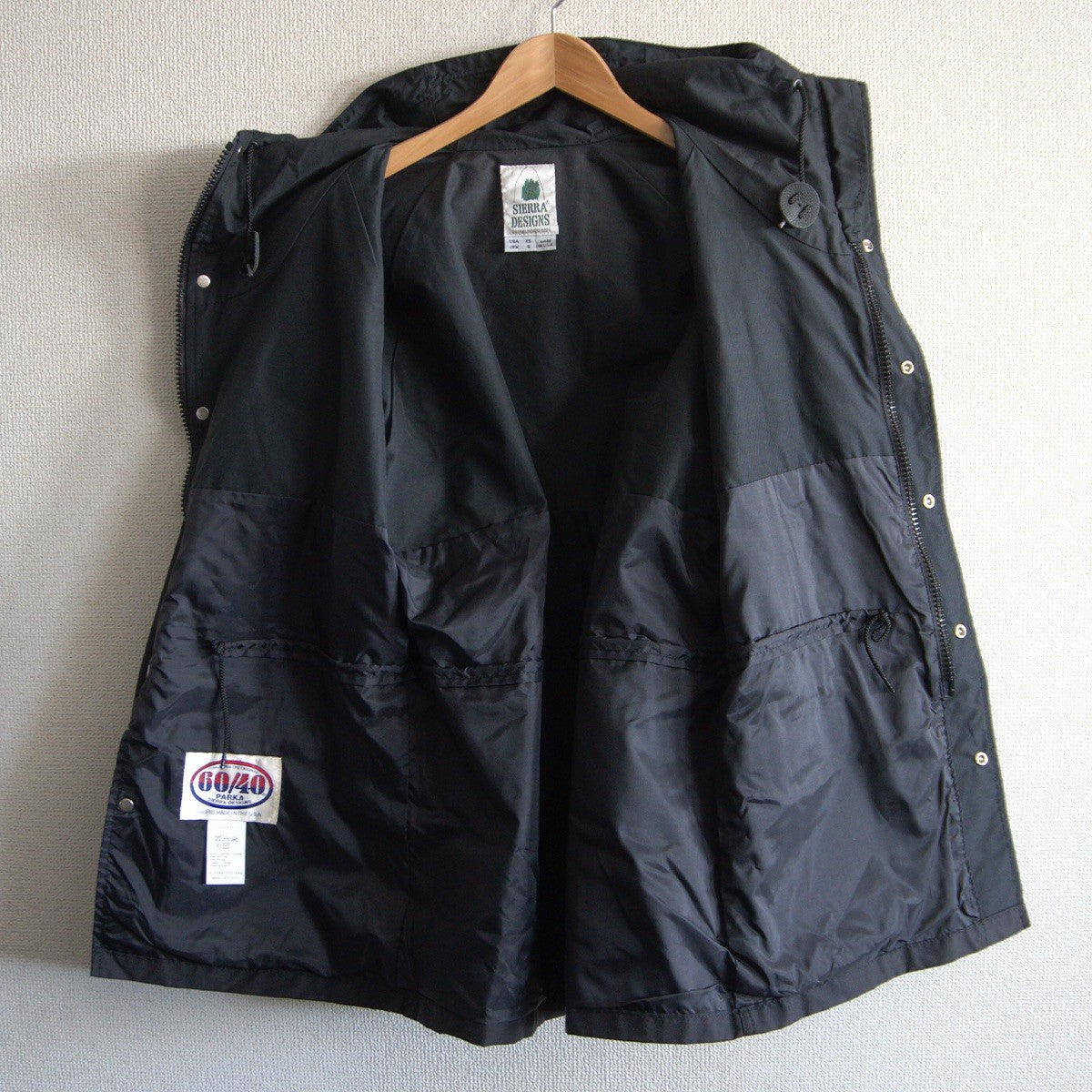 Sierra Designs USA 60/40 Mountain Parka Jacket Black Size S