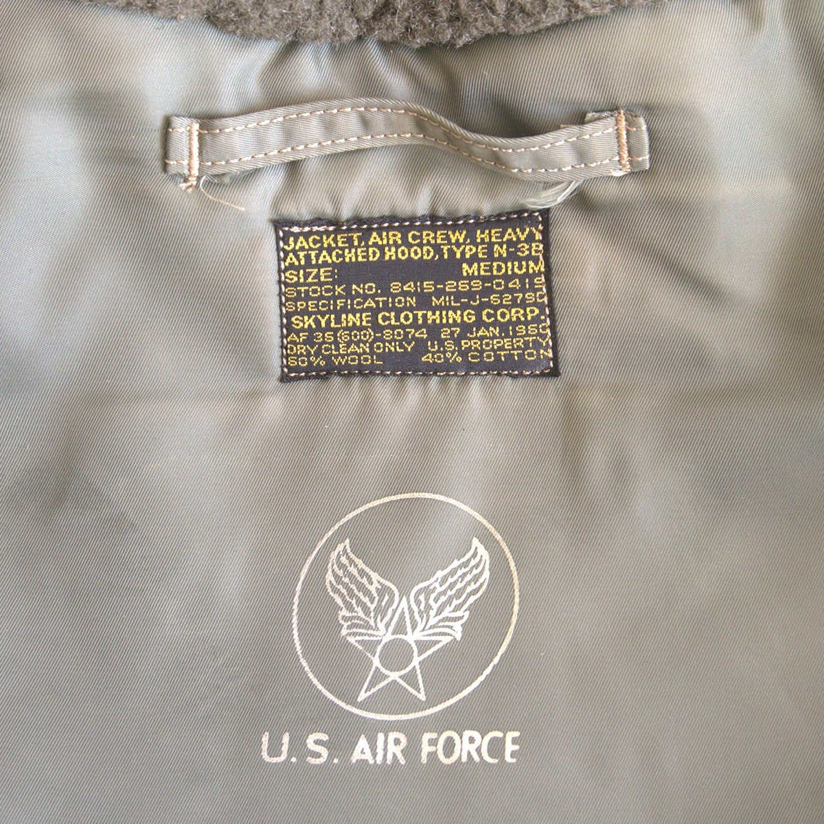 Buzz Rickson's N-3B Parka Jacket Size M