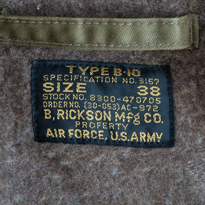 Buzz Rickson's B-10 Flight Jacket Size 38
