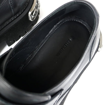 BALENCIAGA Logo Plate Tractor Sole Loafers Size EU 41