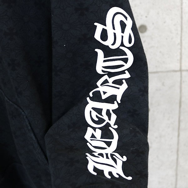 CHROME HEARTS CH Plus All-Over Print Hoodie Black Size M