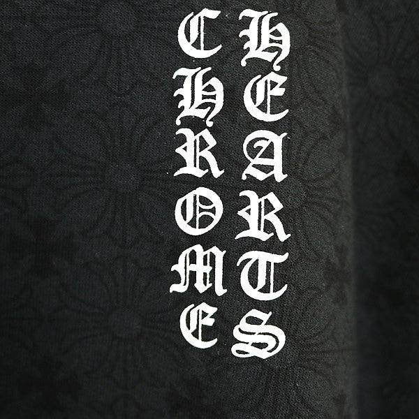 CHROME HEARTS CH Plus All-Over Print Hoodie Black Size M