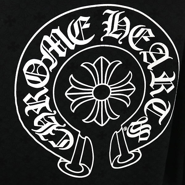 CHROME HEARTS CH Plus All-Over Print Hoodie Black Size M