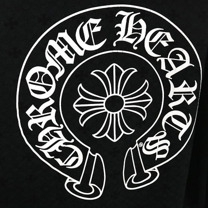 CHROME HEARTS CH Plus All-Over Print Hoodie Black Size M