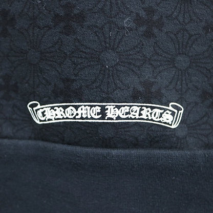 CHROME HEARTS CH Plus All-Over Print Hoodie Black Size M