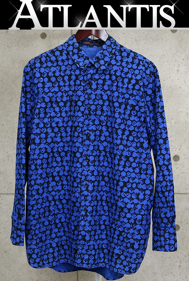 Louis Vuitton 19AW Perforated Monogram Shirt Size M