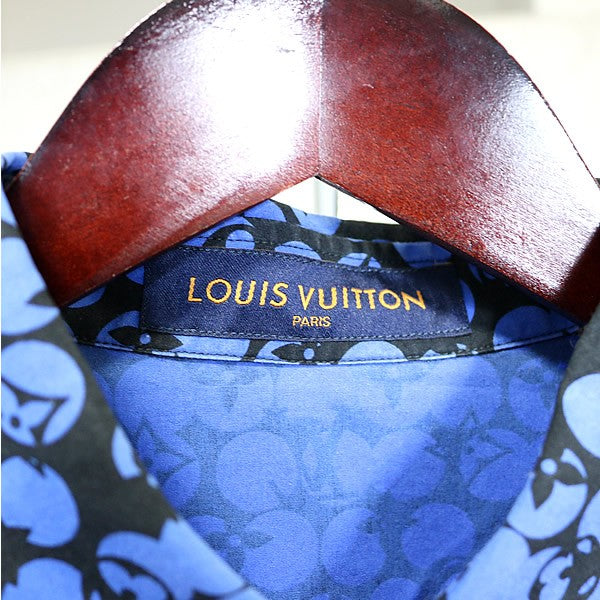 Louis Vuitton 19AW Perforated Monogram Shirt Size M