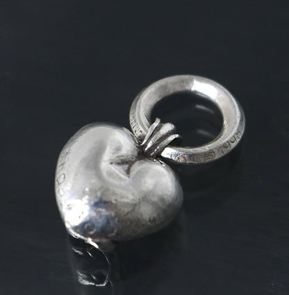 CHROME HEARTS Large Heart Pendant Charm Silver Size ONE SIZE