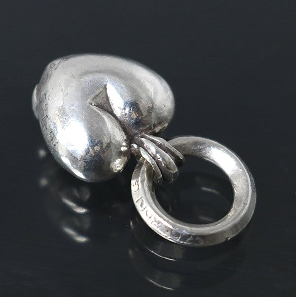 CHROME HEARTS Large Heart Pendant Charm Silver Size ONE SIZE