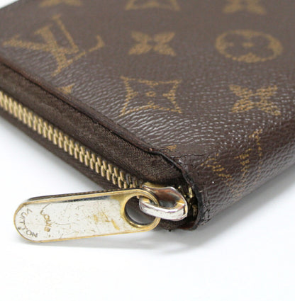 Louis Vuitton Monogram Zippy Wallet Brown Size ONE SIZE