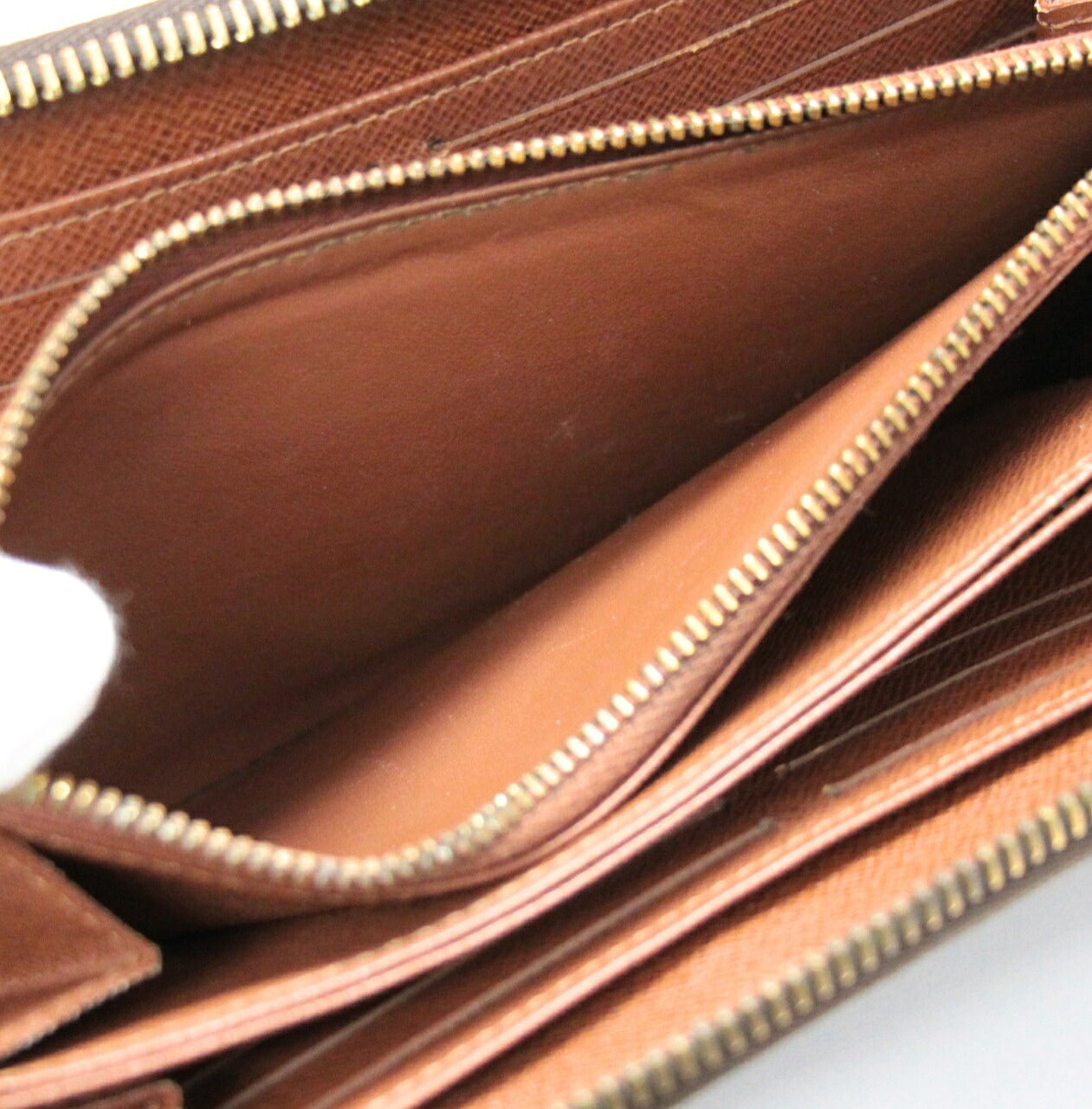 Louis Vuitton Monogram Zippy Wallet Brown Size ONE SIZE
