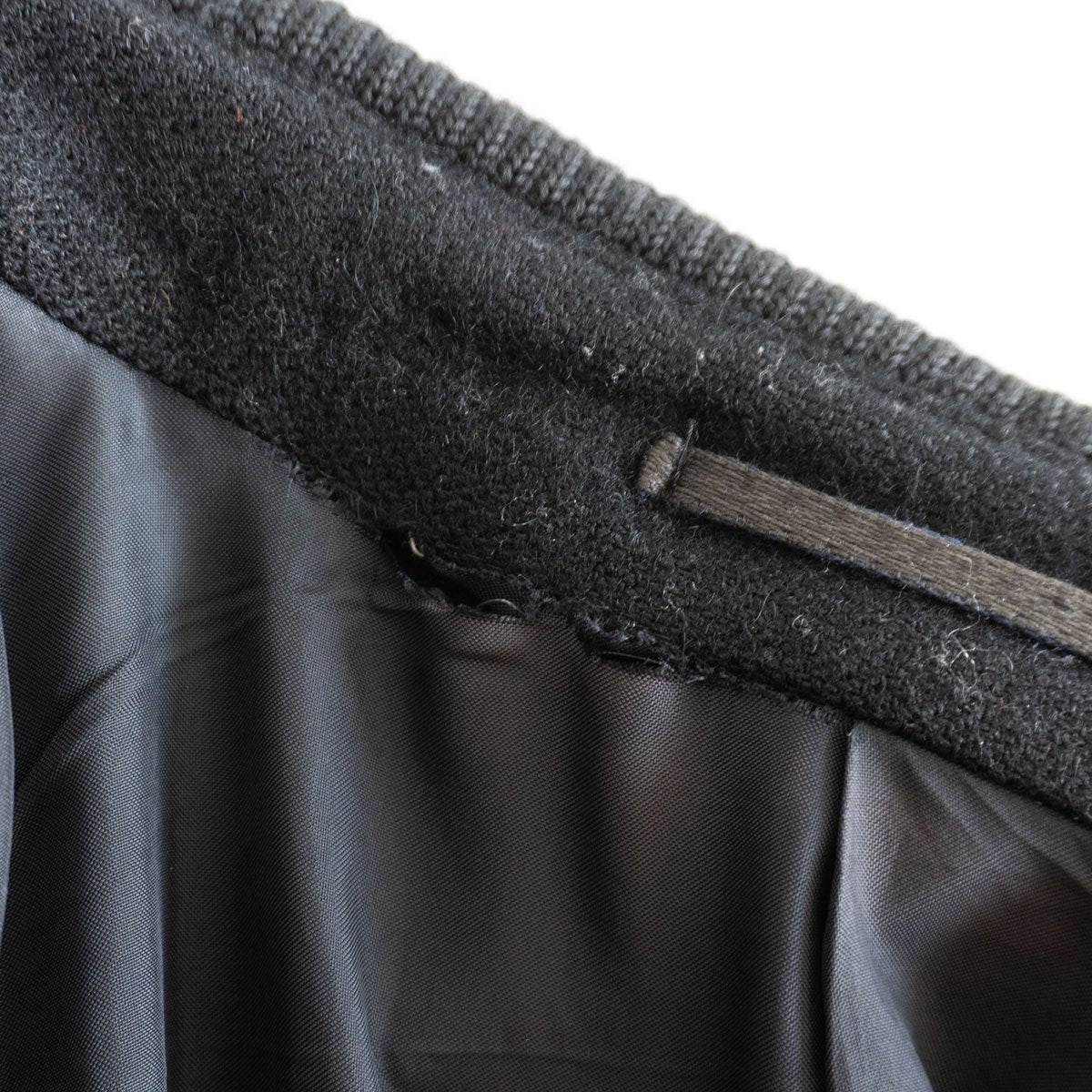 Comme des Garcons 80 Ribbed Balmacaan Coat Size M