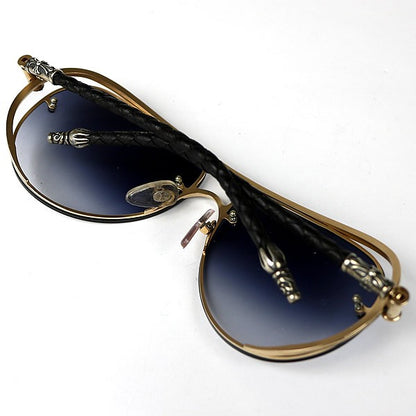 CHROME HEARTS JEWEL BOX Sunglasses Leather Size ONE SIZE
