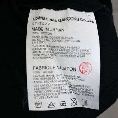 CHROME HEARTS x COMME des GARÇONS Label Logo T-shirt Size S