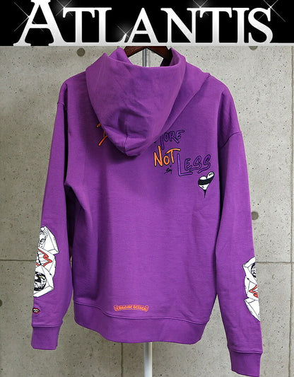 CHROME HEARTS PPO Matty Boy I WANT MORE Hoodie Purple Size L