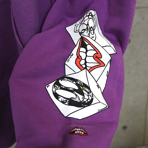 CHROME HEARTS PPO Matty Boy I WANT MORE Hoodie Purple Size L