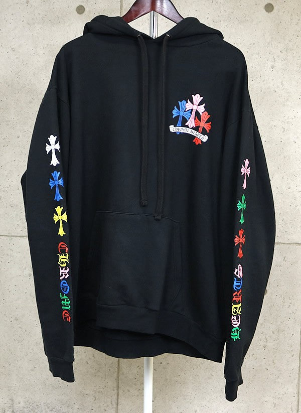 CHROME HEARTS Multi Color Cemetery Cross Print Size XL
