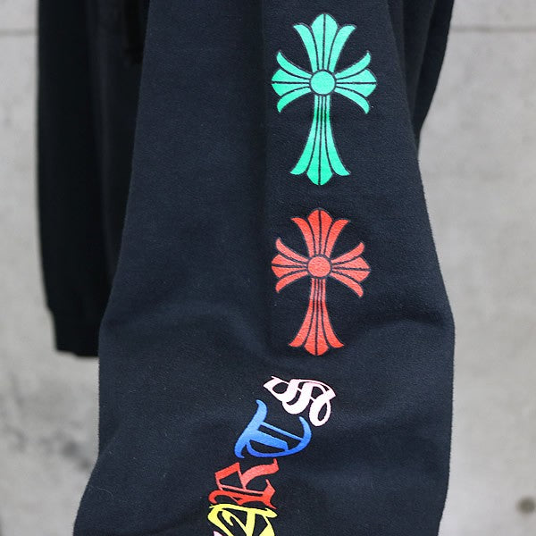 CHROME HEARTS Multi Color Cemetery Cross Print Size XL