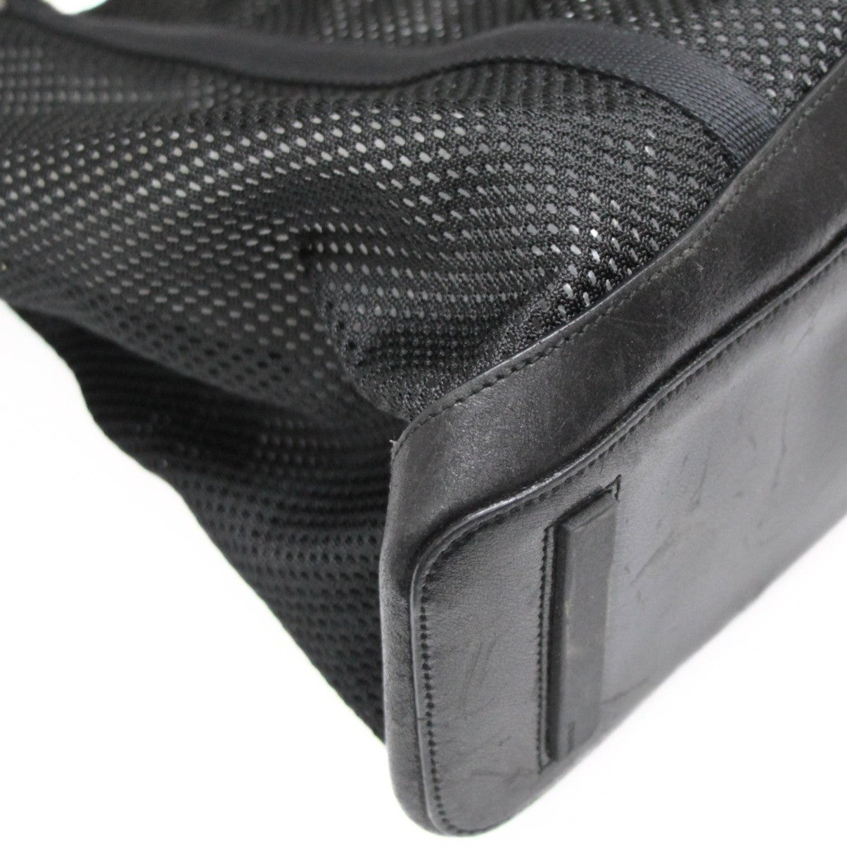 PRADA Prada Sport Mesh Canvas Tote Bag Black Size ONE SIZE