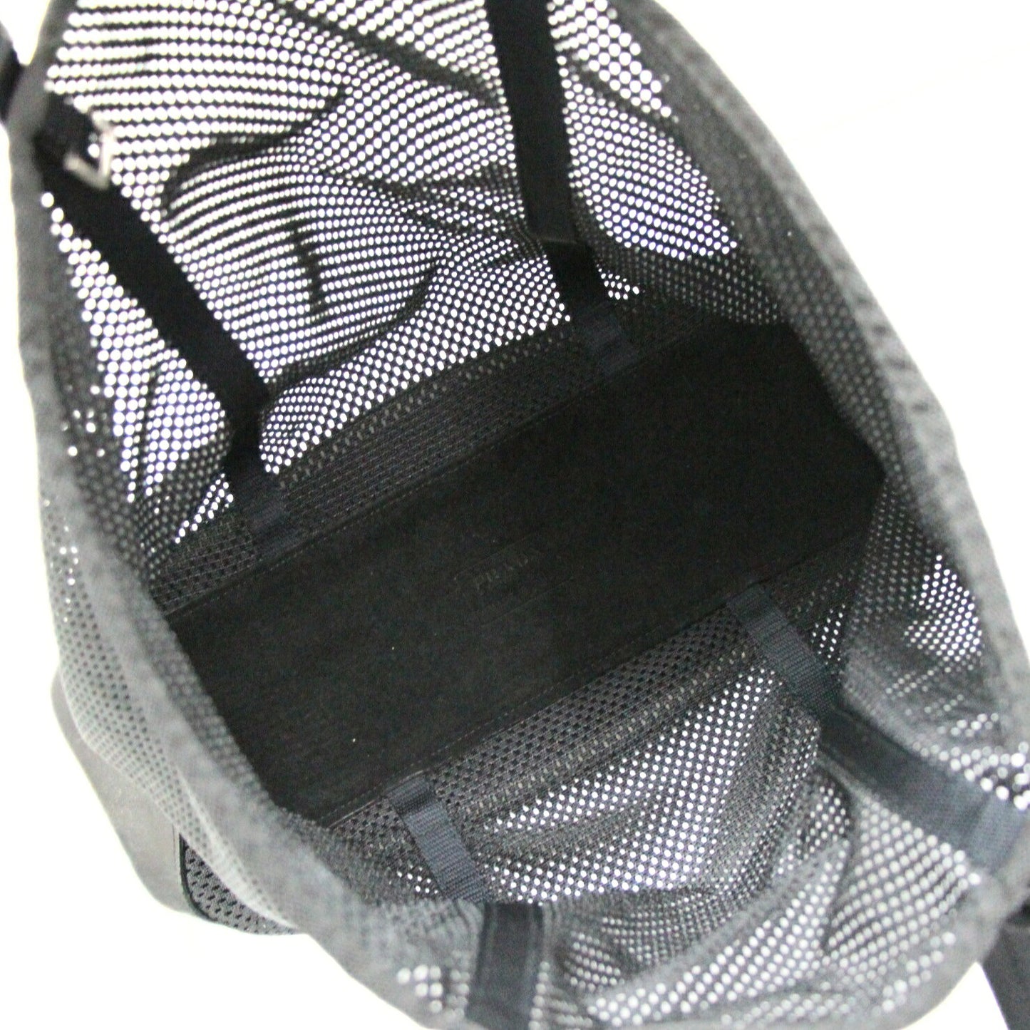 PRADA Prada Sport Mesh Canvas Tote Bag Black Size ONE SIZE
