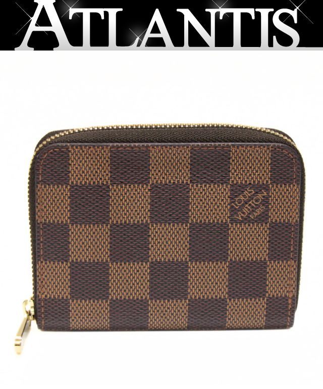 Louis Vuitton Damier Zippy Coin Wallet Brown Size ONE SIZE