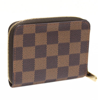 Louis Vuitton Damier Zippy Coin Wallet Brown Size ONE SIZE
