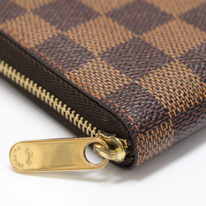 Louis Vuitton Damier Zippy Coin Wallet Brown Size ONE SIZE